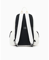 A|X Armani Exchange Men's White Edition Backpack