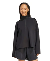 adidas Women's All Szn Soft Lux Quarter-Zip Sweatshirt