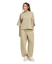 adidas Women's Soft Lux Loose-Fit Pants