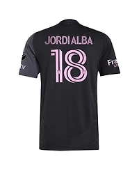 Adidas Men's Jordi Alba Ramos Black Inter Miami Cf 2025 The Fortitude Kit Authentic Player Jersey