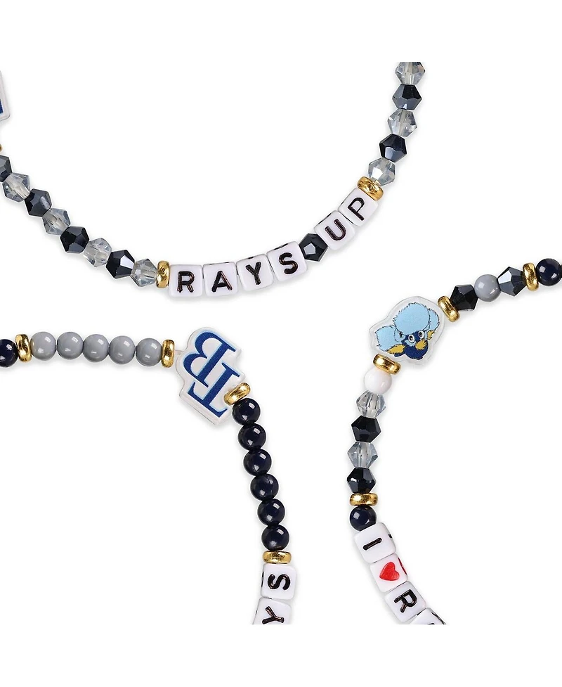 Foco Tampa Bay Rays 3-Pack Friendship Bracelet Set