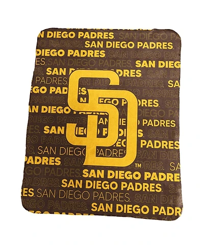 Logo Brands San Diego Padres 50" x 60" Classic Fleece Throw Blanket