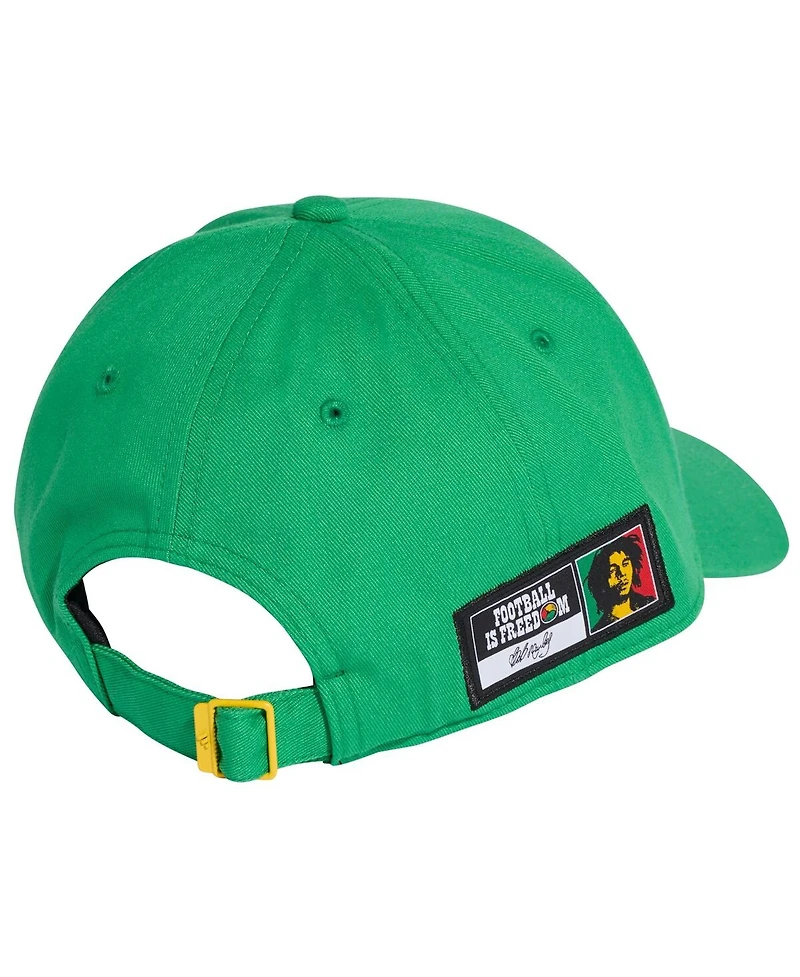 Adidas Men's and Women's Green Jamaica National Team Baseball Adjustable Hat