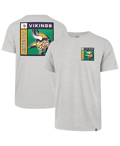'47 Brand Men's Gray Minnesota Vikings Chrome Plate Franklin T-Shirt