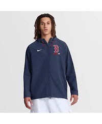 Nike Men's Navy Boston Red Sox Authentic Collection Raglan Therma-fit Full-Zip Hooded Jacket