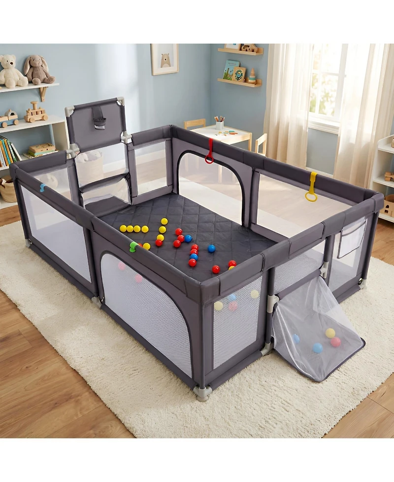 Large Baby Playpen with Mat and Ocean Balls
