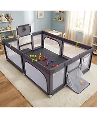 Large Baby Playpen with Mat and Ocean Balls