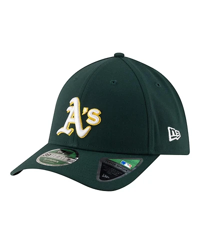 New Era Men's Green Athletics Player Replica 39THIRTY M-Crown Flex Hat