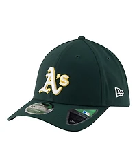 New Era Men's Green Athletics Player Replica 39THIRTY M-Crown Flex Hat