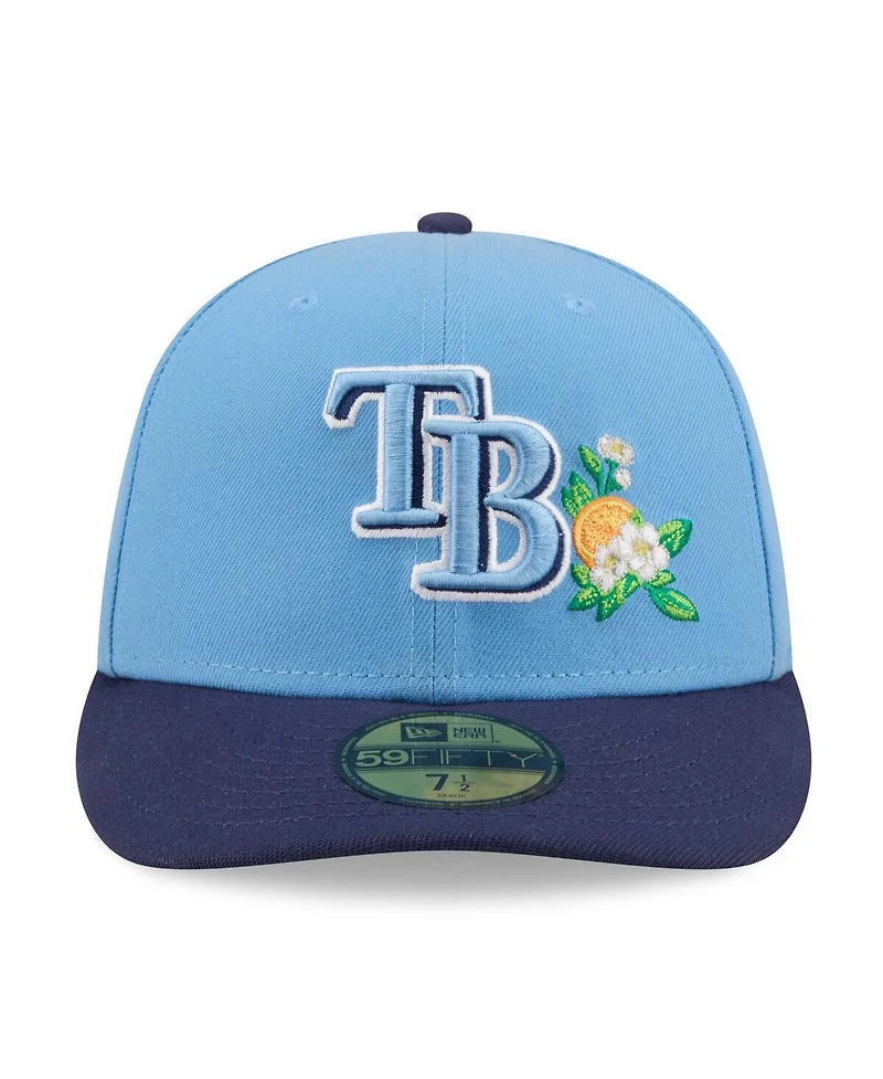 New Era Men's Light Blue/Navy Tampa Bay Rays 2026 Spring Training Low Profile 59FIFTY Fitted Hat