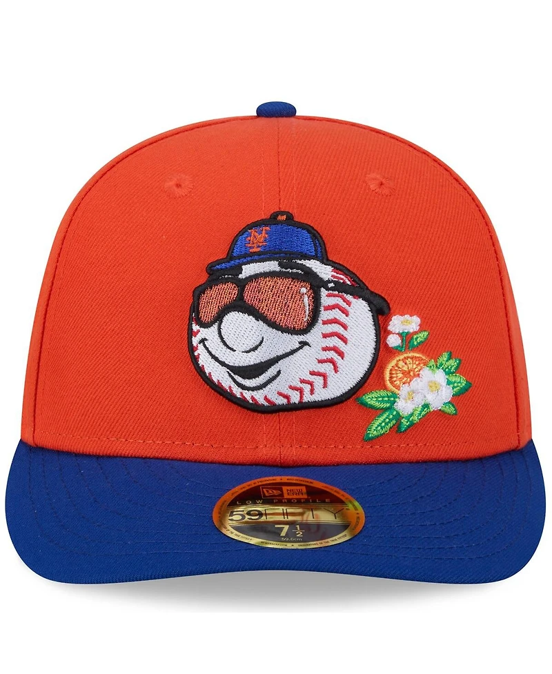 New Era Men's Orange/Royal New York Mets 2026 Spring Training Low Profile 59FIFTY Fitted Hat