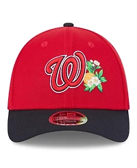 New Era Men's Red/Navy Washington Nationals 2026 Spring Training M-Crown 39THIRTY Flex Hat