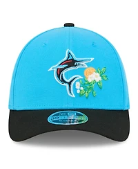 New Era Men's Blue/Black Miami Marlins 2026 Spring Training M-Crown 39THIRTY Flex Hat