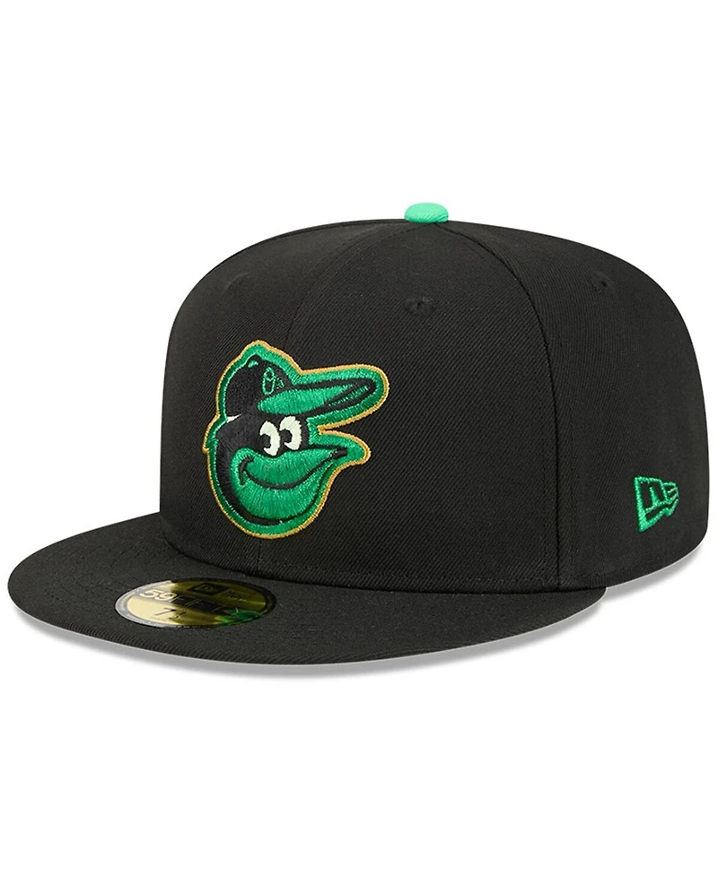 New Era Men's Black Baltimore Orioles 2026 St. Patrick's Day 59FIFTY Fitted Hat