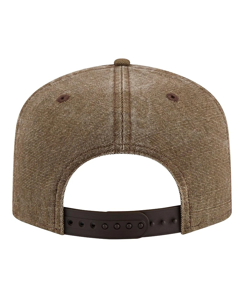 New Era Men's Brown San Diego Padres Throwback Denim Classic 19TWENTY Adjustable Hat