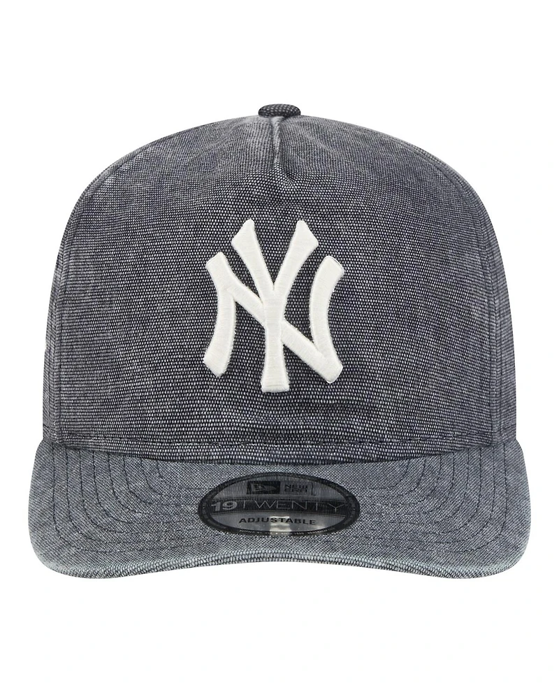 New Era Men's Navy Heather New York Yankees Denim Classic 19TWENTY Adjustable Hat