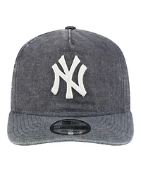 New Era Men's Navy Heather New York Yankees Denim Classic 19TWENTY Adjustable Hat
