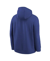 Nike Big Boys and Girls Rush Blue Seattle Mariners Club Fleece Hoodie