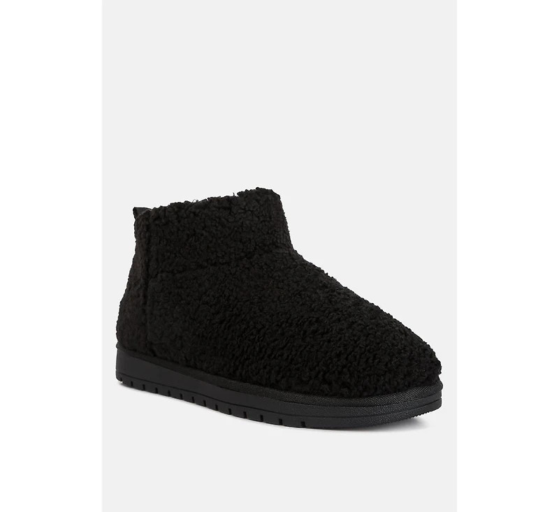 anatole fleece exterior fluffy boots