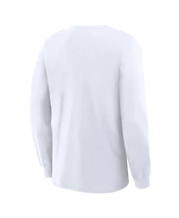 Fanatics Men's White New York Yankees Lock-Up Legacy Long Sleeve T-Shirt