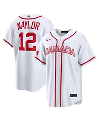 Nike Men's Josh Naylor White Canada Baseball 2026 World Classic Home Stadium Jersey