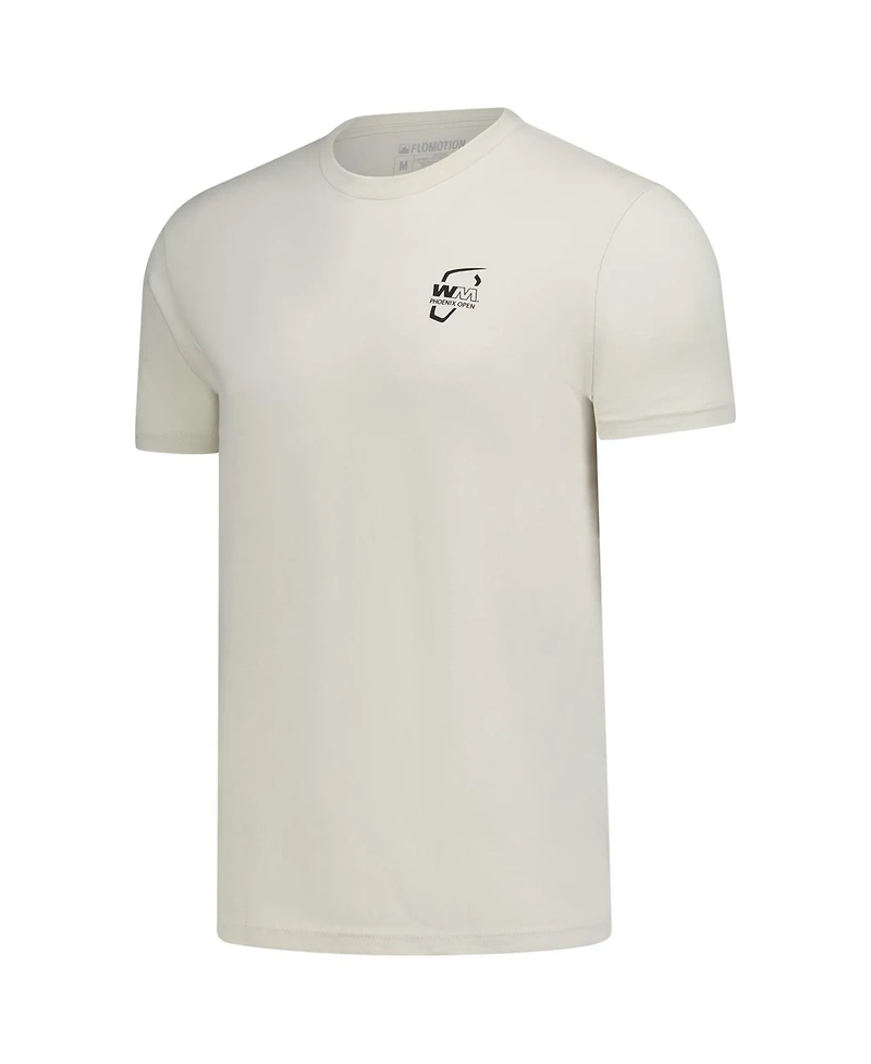 Flomotion Men's and Women's Tan Wm Phoenix Open Desert Flower T-Shirt