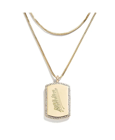 Wear by Erin Andrews x Baublebar Athletics Dog Tag Necklace