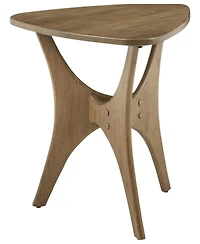 Ink+Ivy Blaze Triangle Wood Side Table
