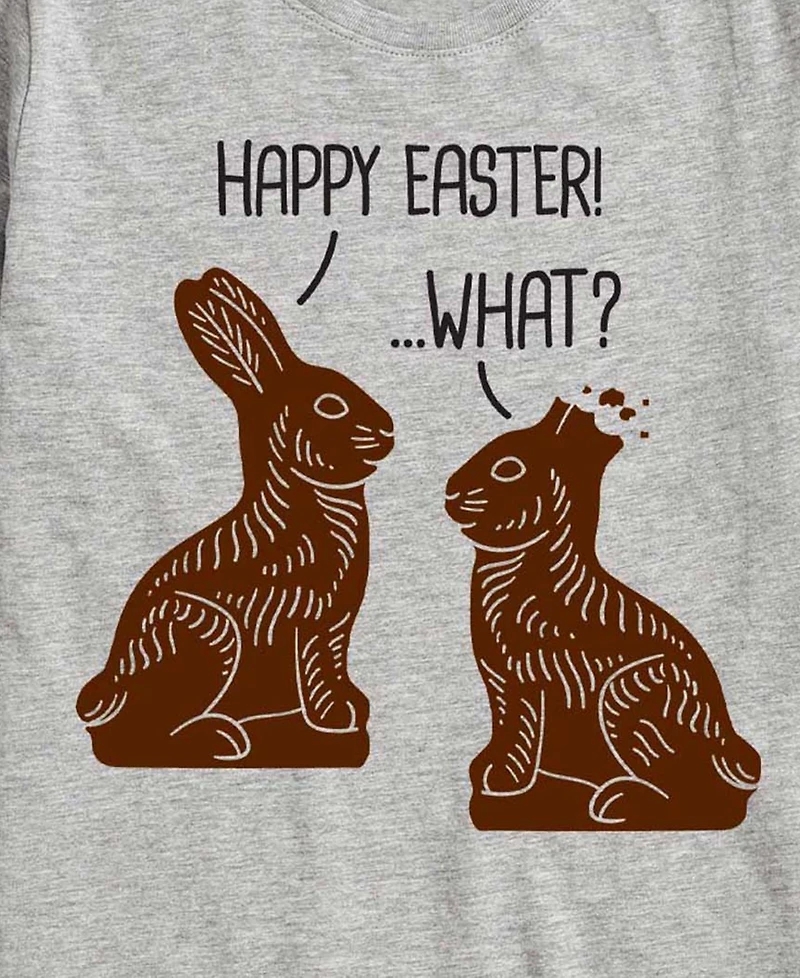 Hybrid Big Boys Happy Easter What Graphic T-Shirt