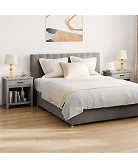 gaomon Set of 2 Nightstands with Drawer and Storage Shelf