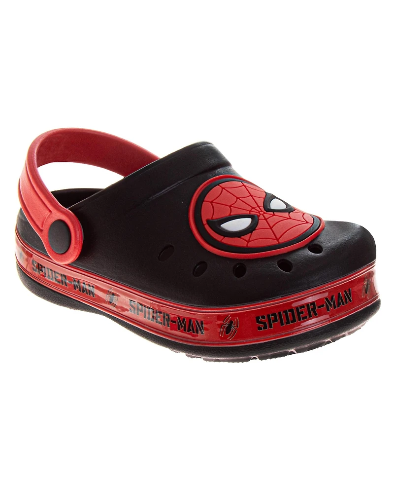 Spider-Man Toddler Marvel Spiderman Shoes, Eva Clogs, Water Shoes Pool Red and Blue Slip-On (Toddler 5-10 11-12 &pull on