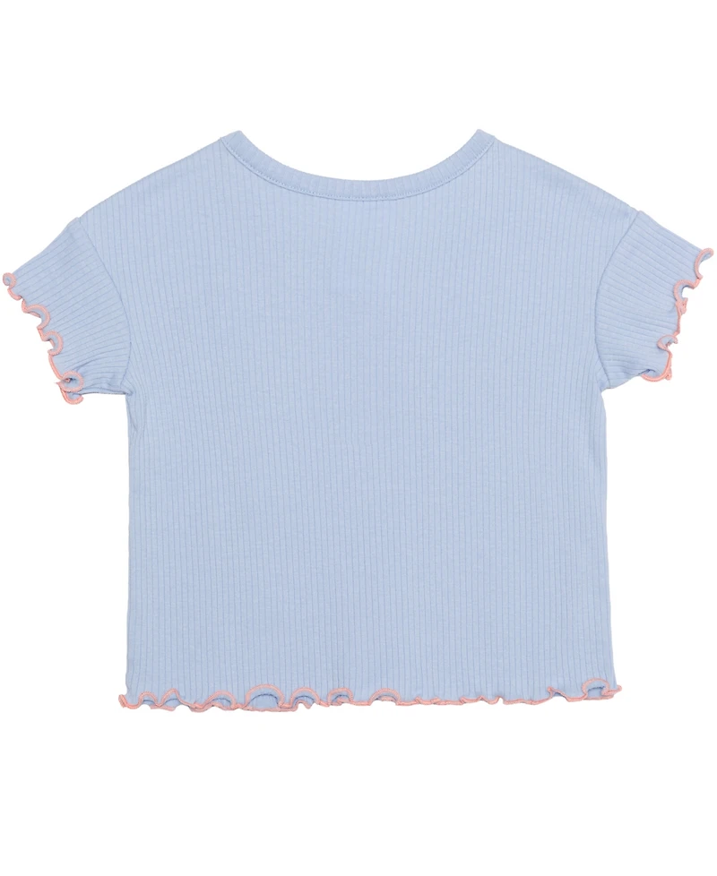 Hybrid Girls' 2T-6X Hello Kitty Short-Sleeve T-Shirt and Shorts, 2-Piece Set