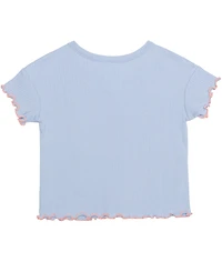 Hybrid Girls' 2T-6X Hello Kitty Short-Sleeve T-Shirt and Shorts, 2-Piece Set