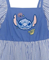 Hybrid Girls' 2T-6X Stitch Flutter-Sleeve Dress