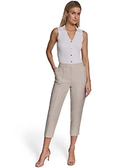 Calvin Klein Petite Mid Rise Ankle Pants