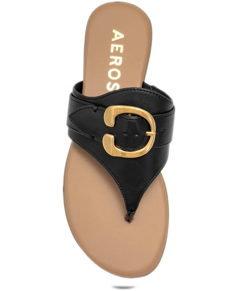 Aerosoles Women's Glitz Open Toe Flat Sandals