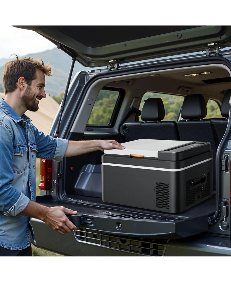 Mecale 12 Volt Portable Car Refrigerator with App Control