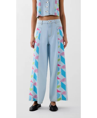 Scalpers Women's Culotte Embside Denim Pant