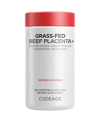 Codeage Grass-Fed Beef Placenta, Liver and Tracheal Cartilage Blend, Pasture-Raised, Non-gmo, 180 Capsules