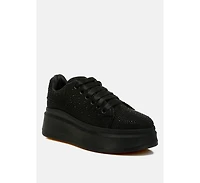 London Rag Jitter Bug Rhinestones Embellished Chunky Sneakers