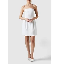 Coast Women's Bow Back Bandeau Bridal Mini Dress