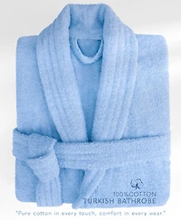 American Soft Linen Lightweight Plush Shawl Collar Bathrobes