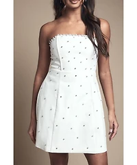 Coast Women's Hotfix Diamante Bridal Mini Dress