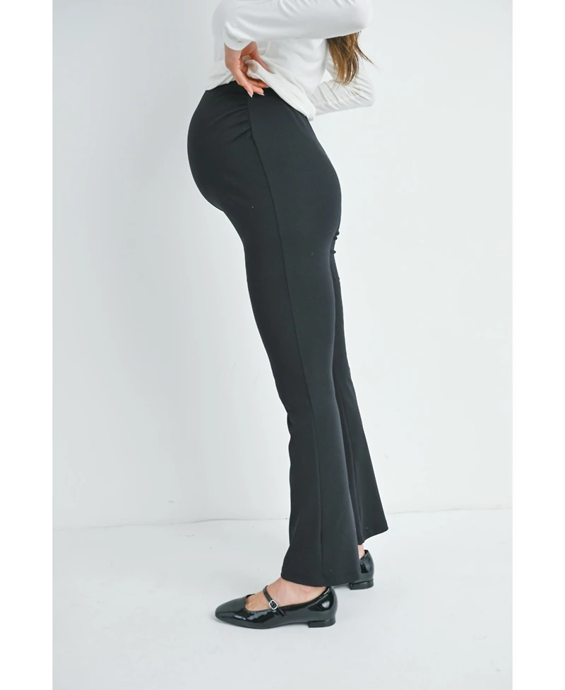 Hello Miz Maternity Over-the-Belly Bootcut Pull-On Pants