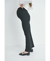 Hello Miz Maternity Over-the-Belly Bootcut Pull-On Pants