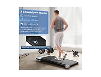 Hongge 2.5HP Under Desk Treadmill with Remote Control and 3 Countdown Modes-White