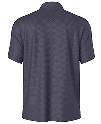 Pga Tour Men's Essential Geo Print Golf Polo Shirt