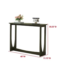 Kings Brand Furniture Wood Console Table, Entryway Sofa Table for Hallway, Living Room, or Behind Couch