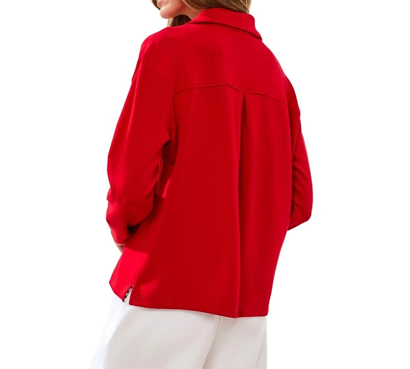 Tribal Women's Johnny Collar Top