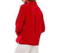 Tribal Women's Johnny Collar Top